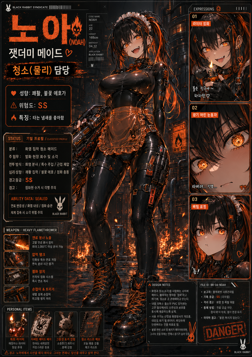 NOAH character sheet