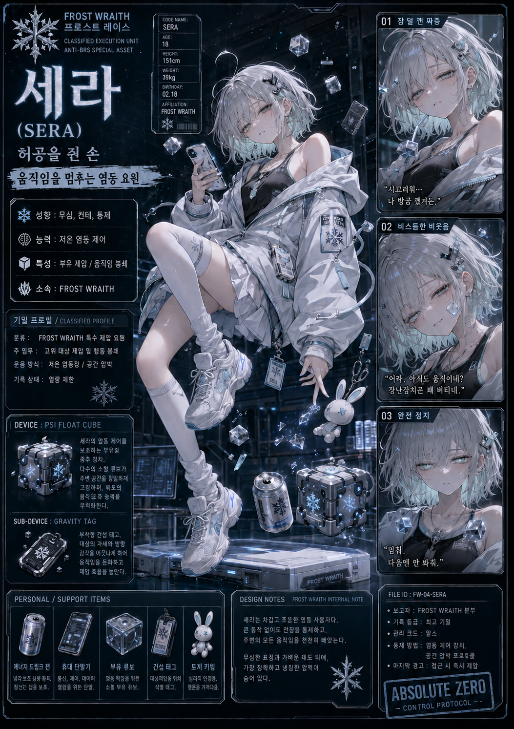 SERA character sheet